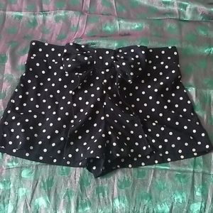 Polka Dot Bow Shorts